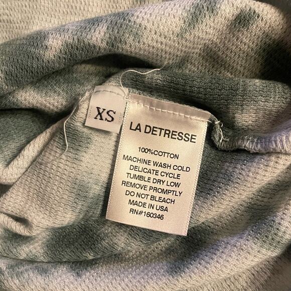 La Detresse Midori Sour Thermal Tie Dye Top. - Picture 8 of 10